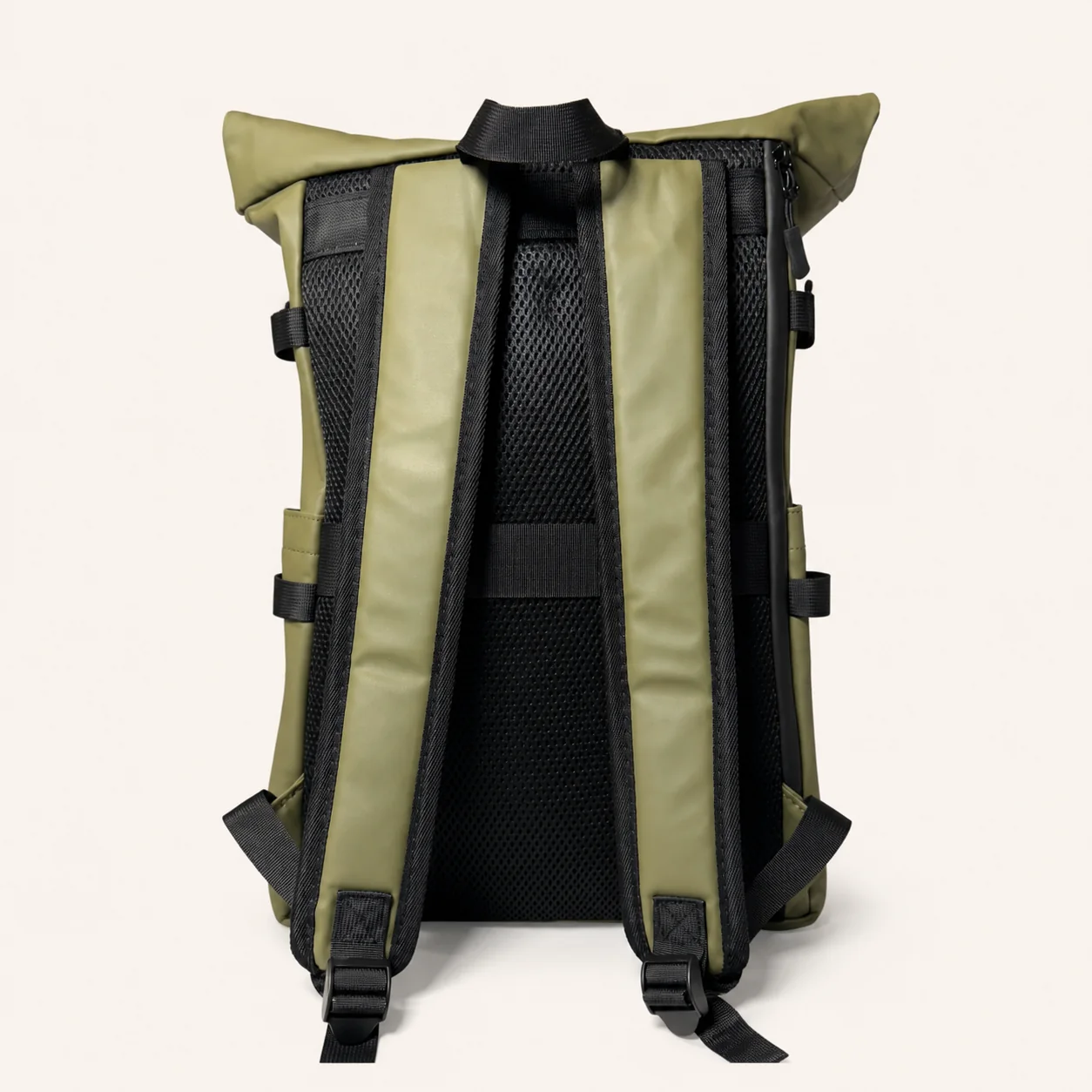 Respaldo acolchado de la mochila YENDO Trayecto verde oliva